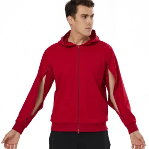 Recovery Zip Jacket for Chemotherapy, Dialysis & Port Access – Soft, Antibacterial Adaptive Outerwear for Clinic Comfort & Easy